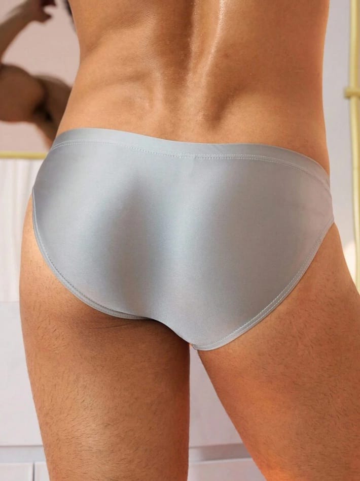 FANDY Men's Silk Panty Satin Comfortable Briefs Underwear